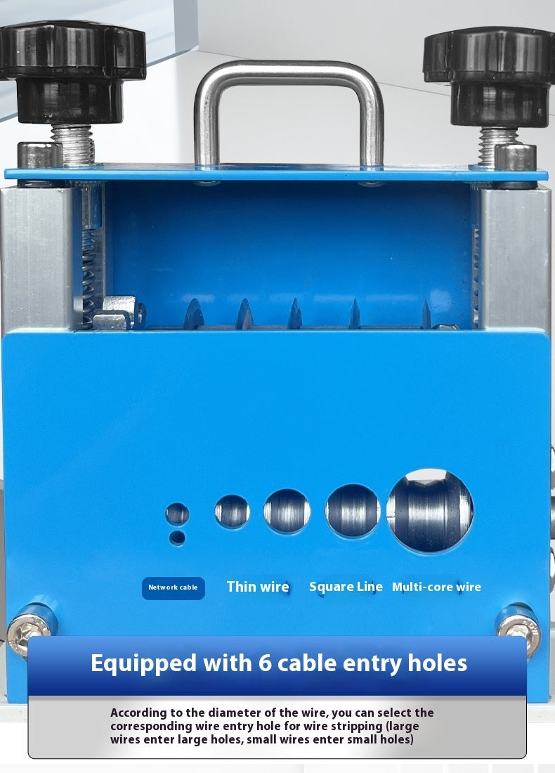 Automatic Small Porous Household Wire Stripping Machine