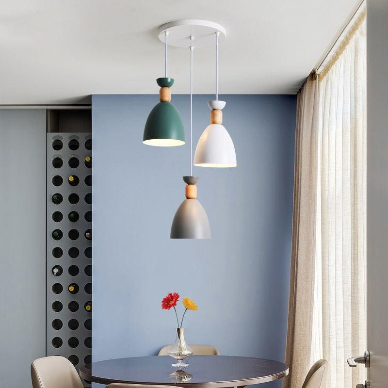 Dining Room Chandelier Three-head Dining Table Lamp Modern Bar Counter