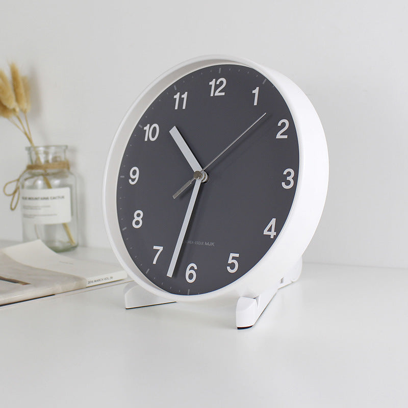 Mute Clock Desktop Small Wall Clock