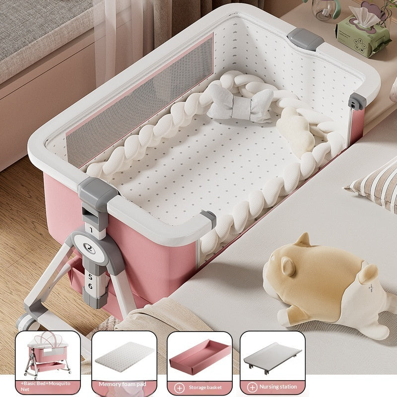 Multifunctional Portable And Mobile Baby Cradle Bed For Infants