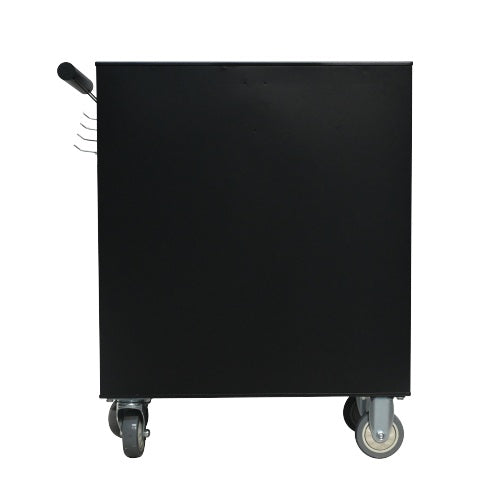 Five-Drawer Rolling Tool Chest With Wheels, Detachable Cabinet Storage Tool Box With Drawers, Metal Tool Cart With Toolbox For Garage Workshop Warehouse