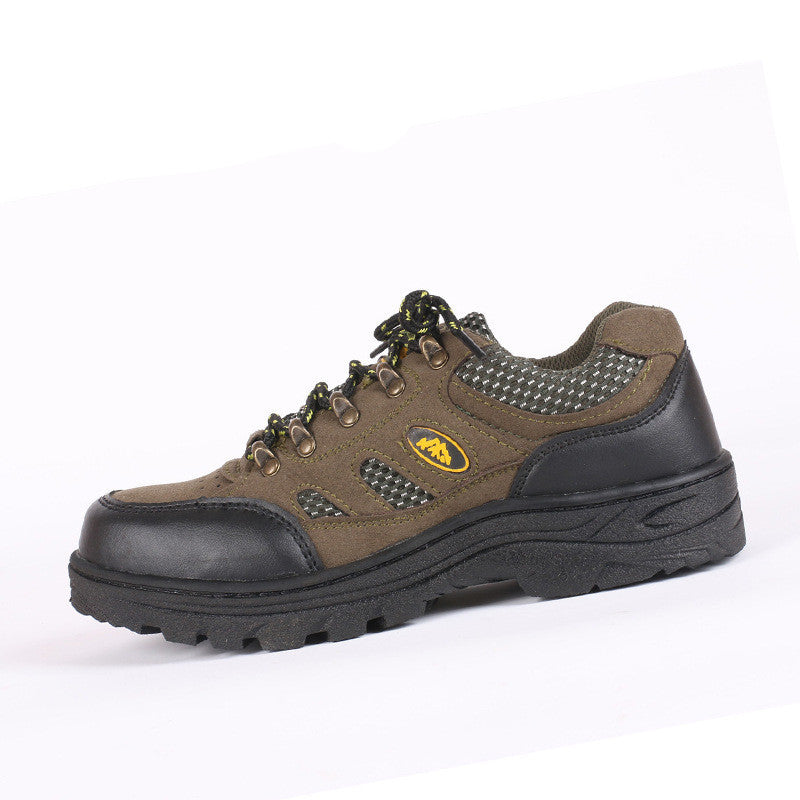 Men's Safety Shoes, Anti-odor, Lightweight Steel Toe Cap, Anti-smashing