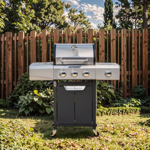 Stainless steel gas grill