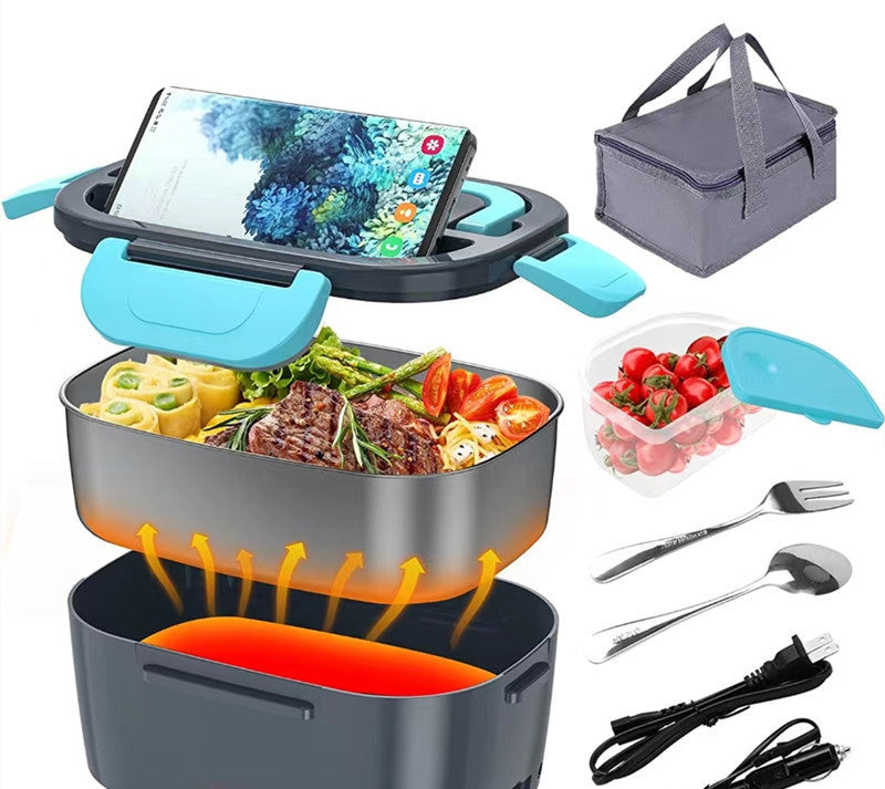 Household Car Mounted 2-in-1 Heating Lunch Box