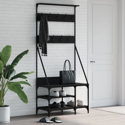 Clothes Rack with Shoe Shelf 80x   Clothes Rack with