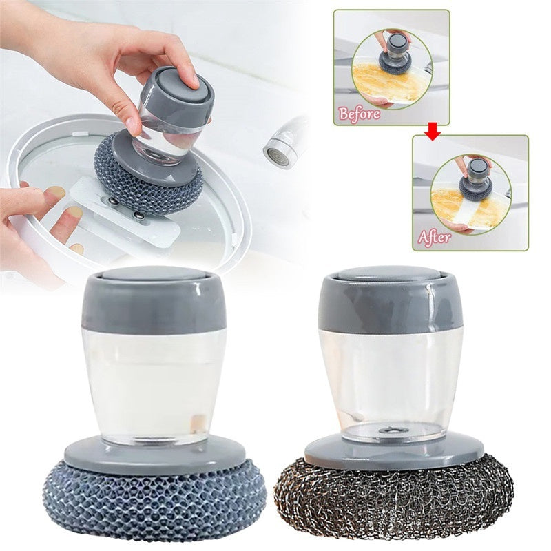 Palm brush cleaner