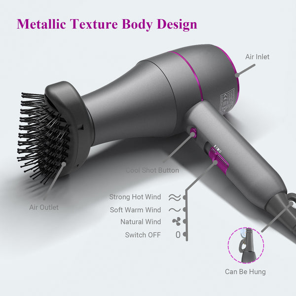 A Constant Temperature Household Hair Dryer Is Compact