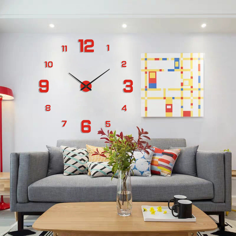 Acrylic Mute Large DIY Wall Clock