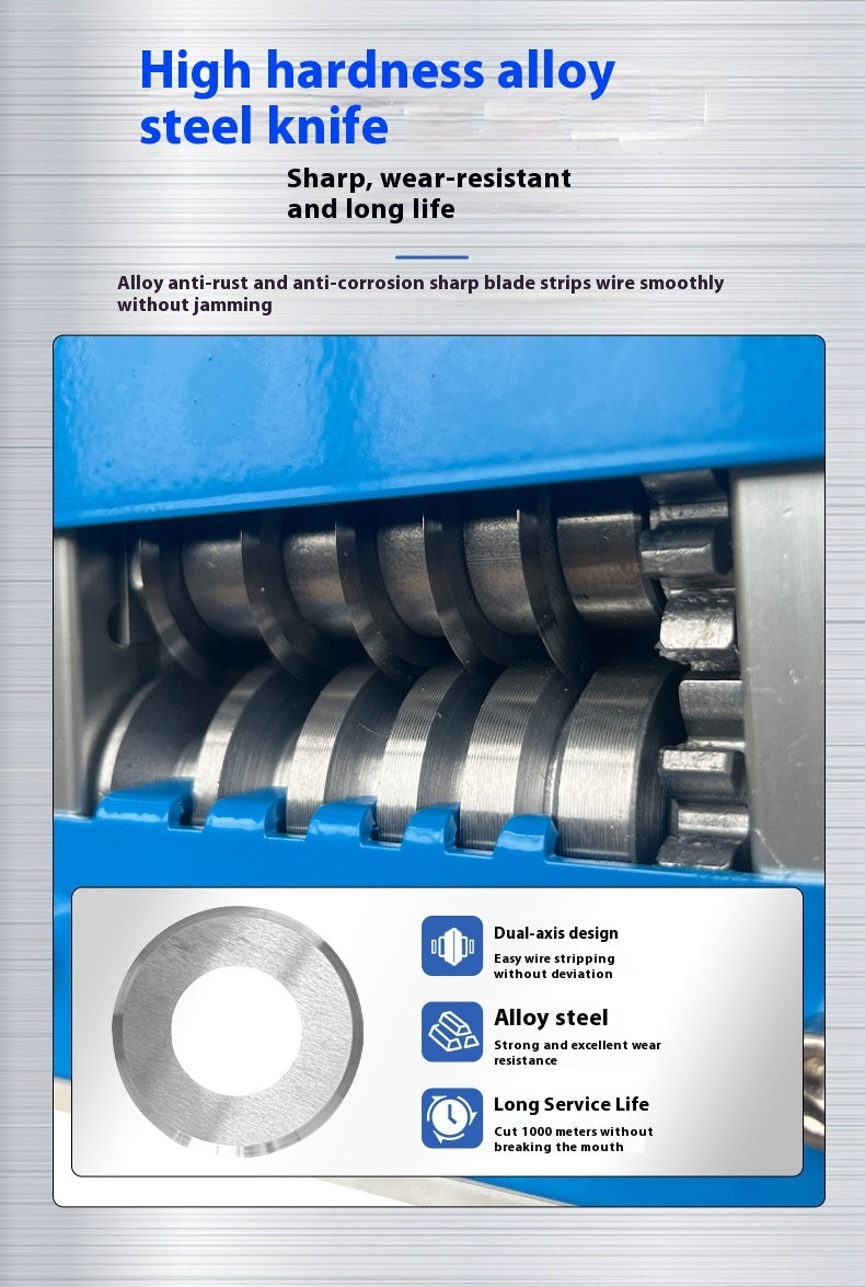 Automatic Small Porous Household Wire Stripping Machine
