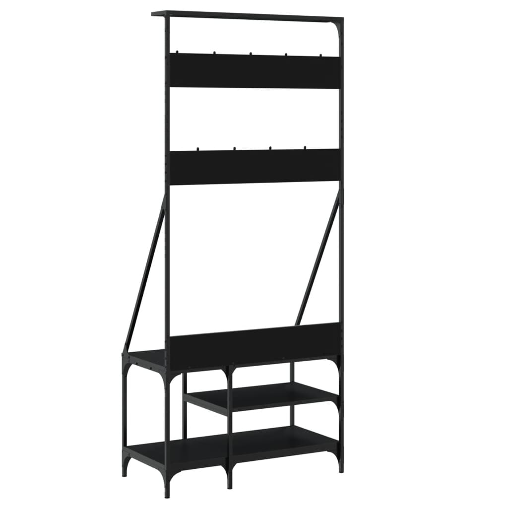Clothes Rack with Shoe Shelf 80x   Clothes Rack with