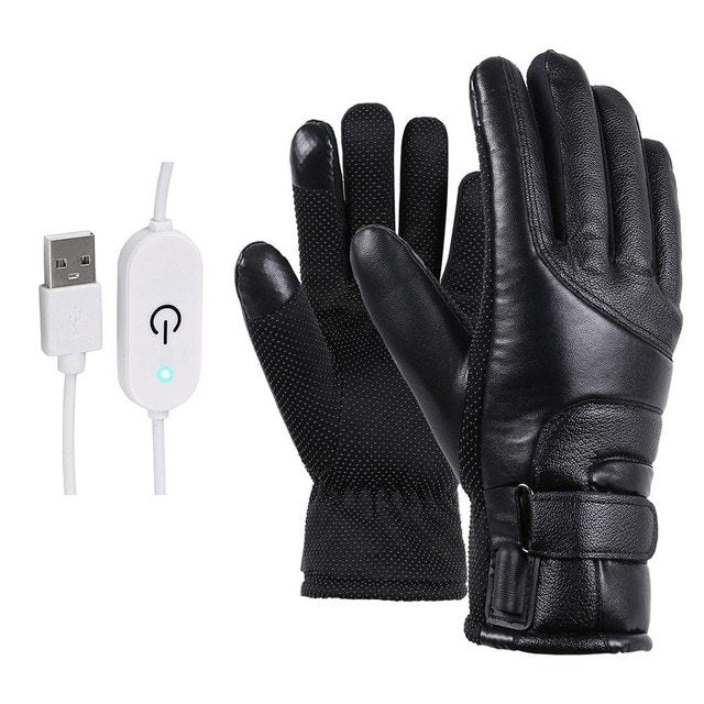 Power bank heating gloves