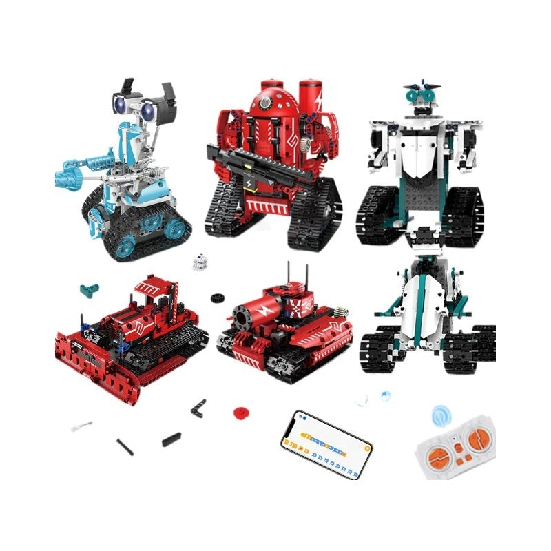 Programming Robot Electric Building Blocks Remote Control Car Toys