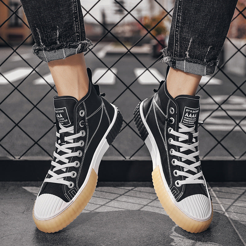 Summer breathable high-top shoes