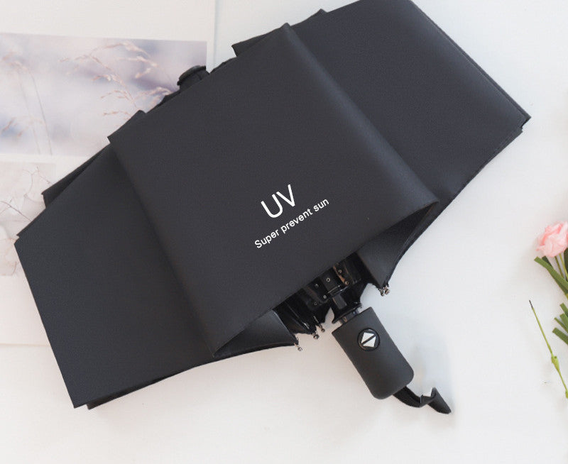 Automatic Umbrella Female Rain Or Shine Folding Umbrella Sun Umbrella Sun Protection