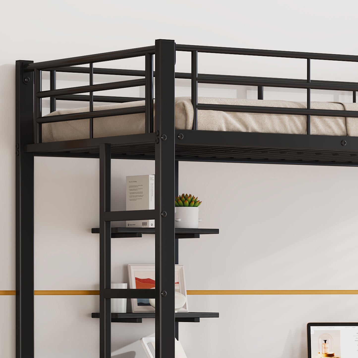 MDF Metal Bunk Bed