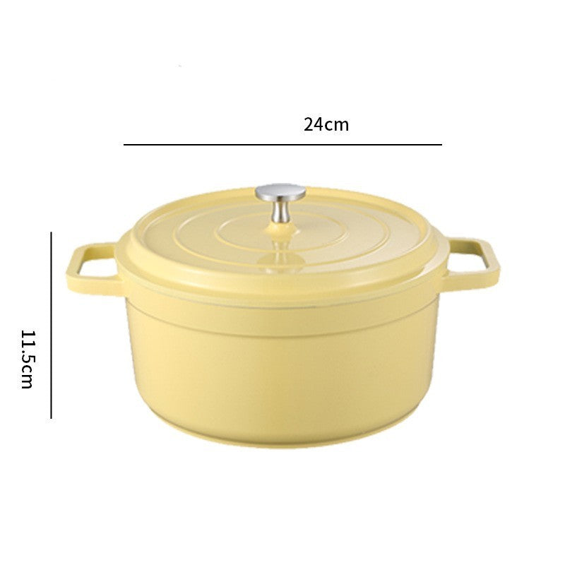 Household Ceramic Thickened Double Ear Stewpot