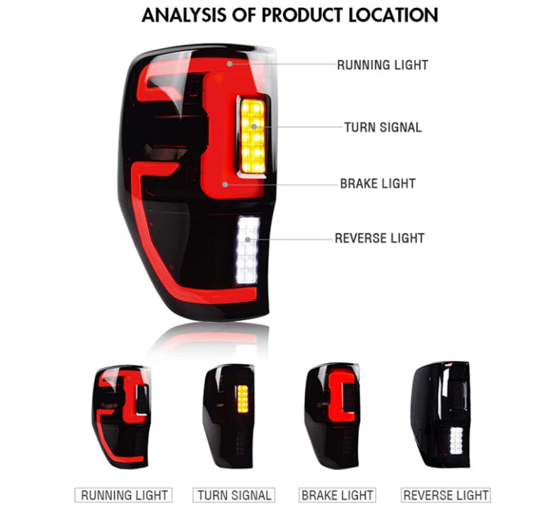 Retrofitting Car Raptor Rear Light And Brake Assembly
