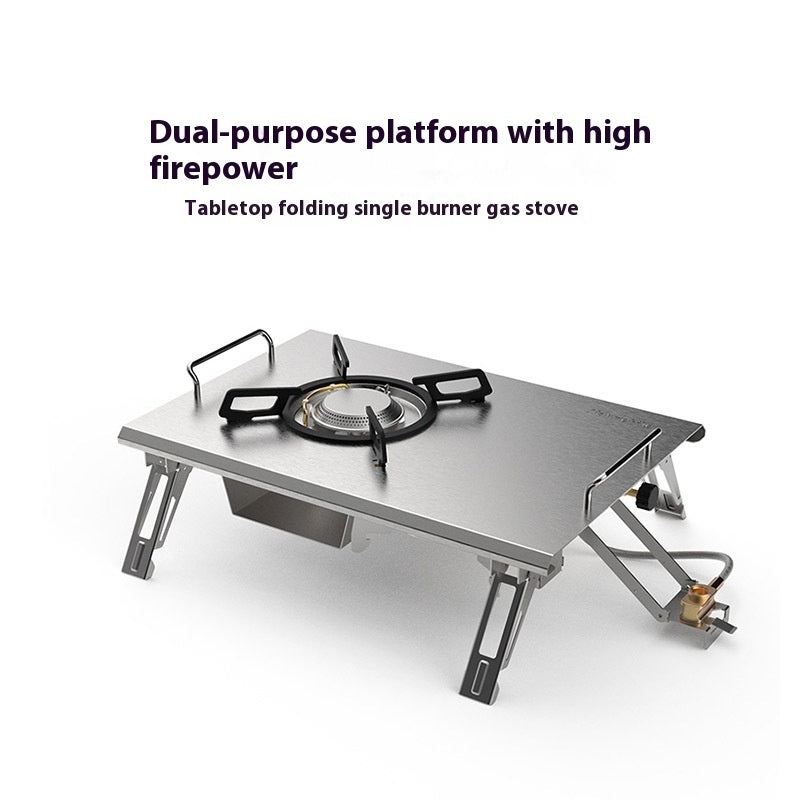 Portable gas stove for outdoor camping