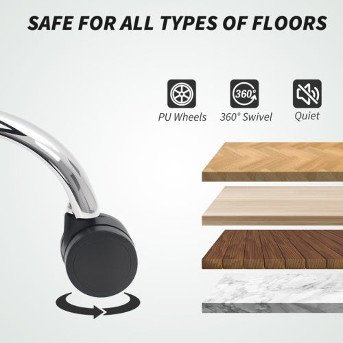 Spring Padded Faux Leather Office Chair