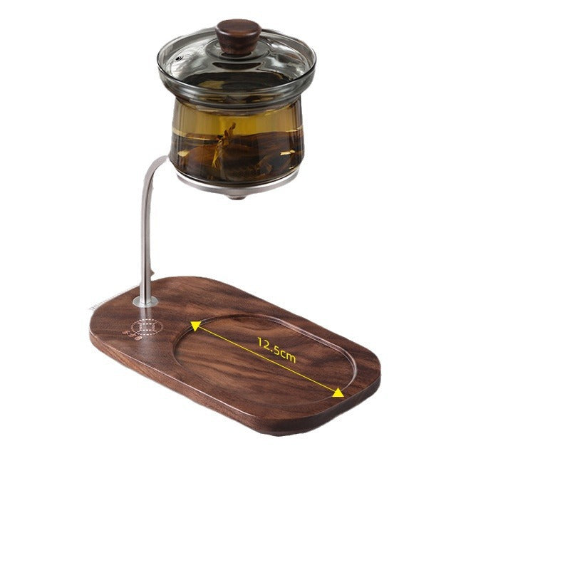 Lazy Tea Making Pot Glass Teapot Automatic Tea Set