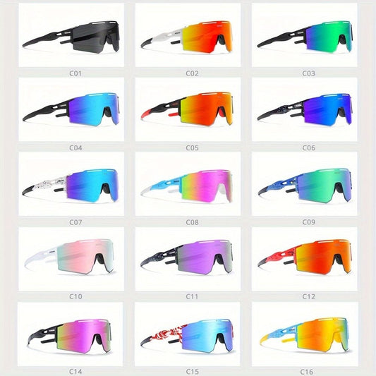 Sports Sunglasses For Men And Women, Ideal For Cycling, Skiing, Driving, And Mountain Climbing