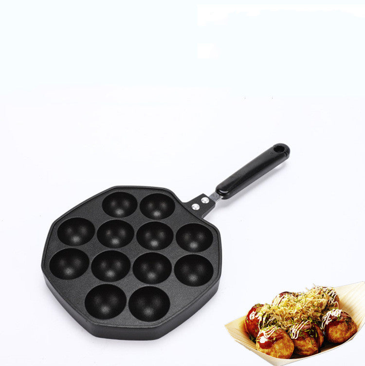 Fish Balls Quail Eggs Grill Pan Takoyaki