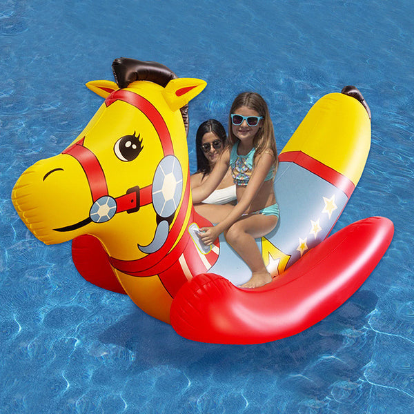 Children's Giant Inflatable Riding Rocking Chair