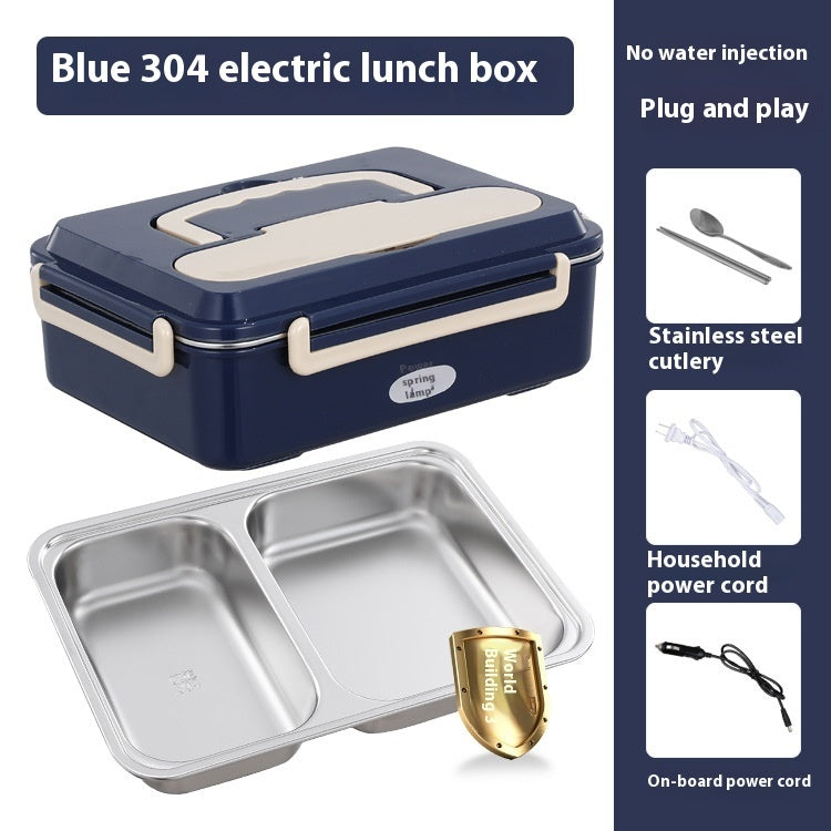 Household Electric Lunch Box Stainless Steel Car