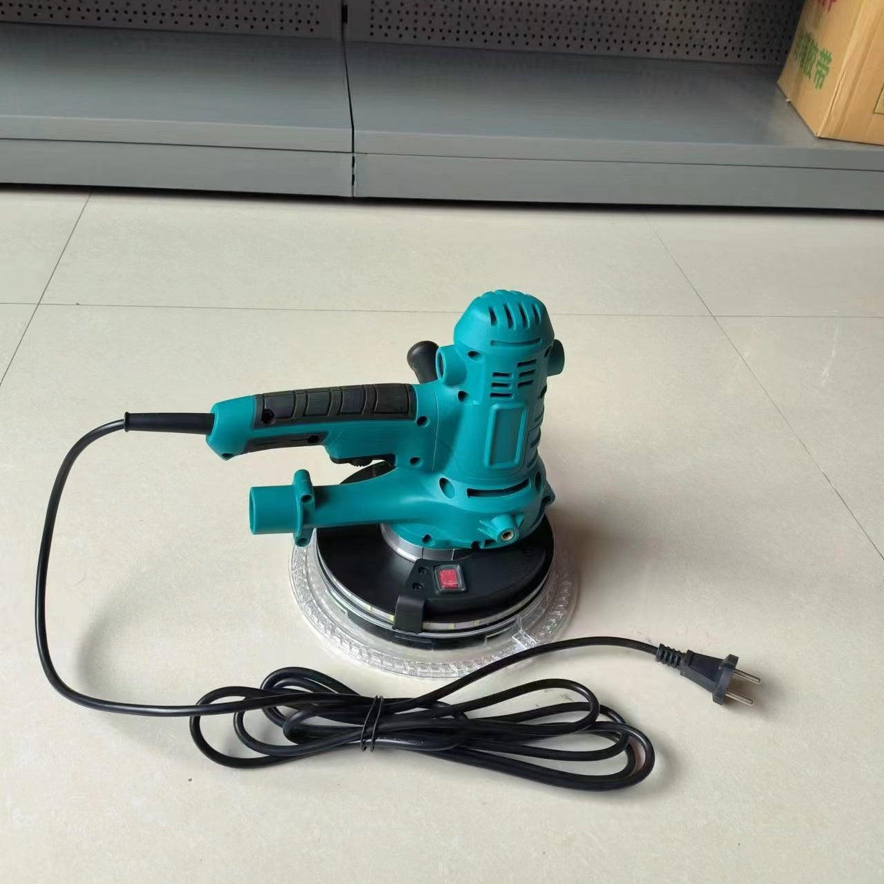 Handheld 225MM9-inch Grinding Plate Wall Surface Putty Grinding Machine Self-vacuum Hand-held Wall Grinding Machine With Light