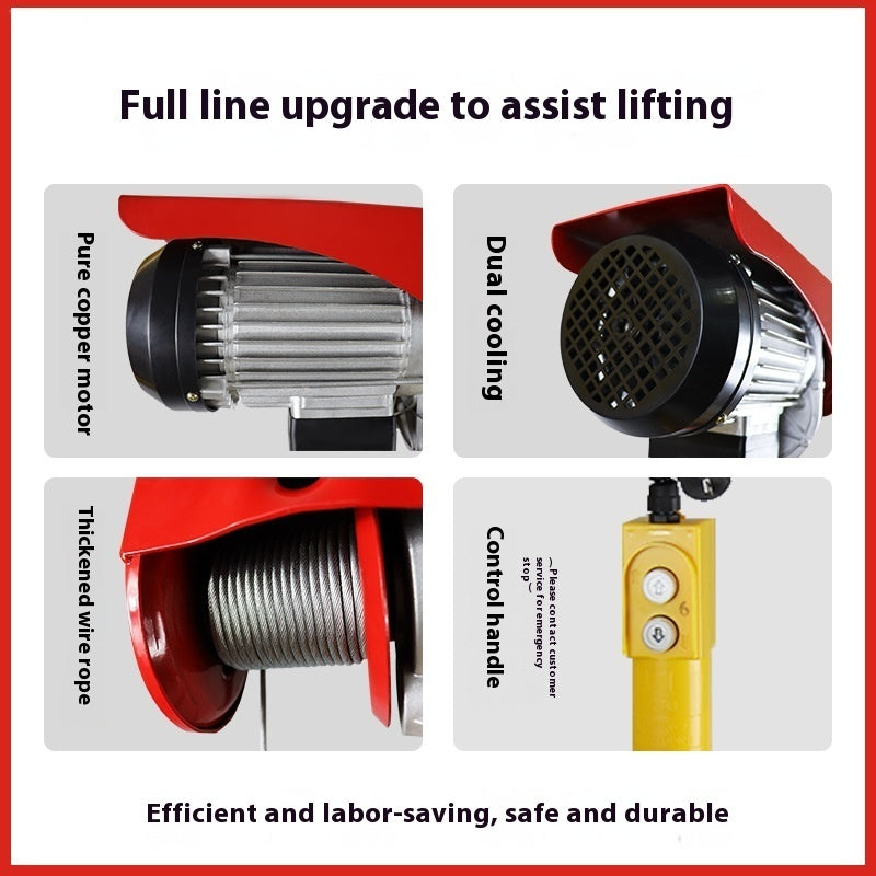 Micro Electric Hoist Household Small Crane