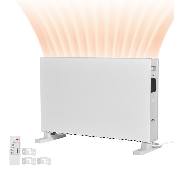 Konvektor Heizkörper 2000 W Elektrisches Konvektionsheizgerät Mit Fernbedienung & Touch-Steuerung 3 Modi 24-Stunden-Timer