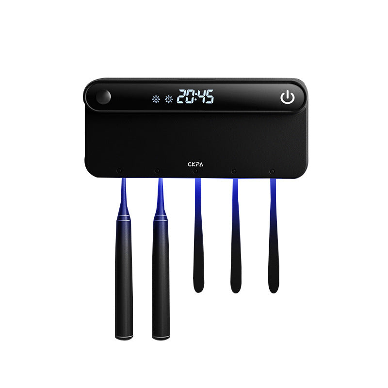 Perforation-free Wall-mounted UV Smart Toothbrush Sterilizer
