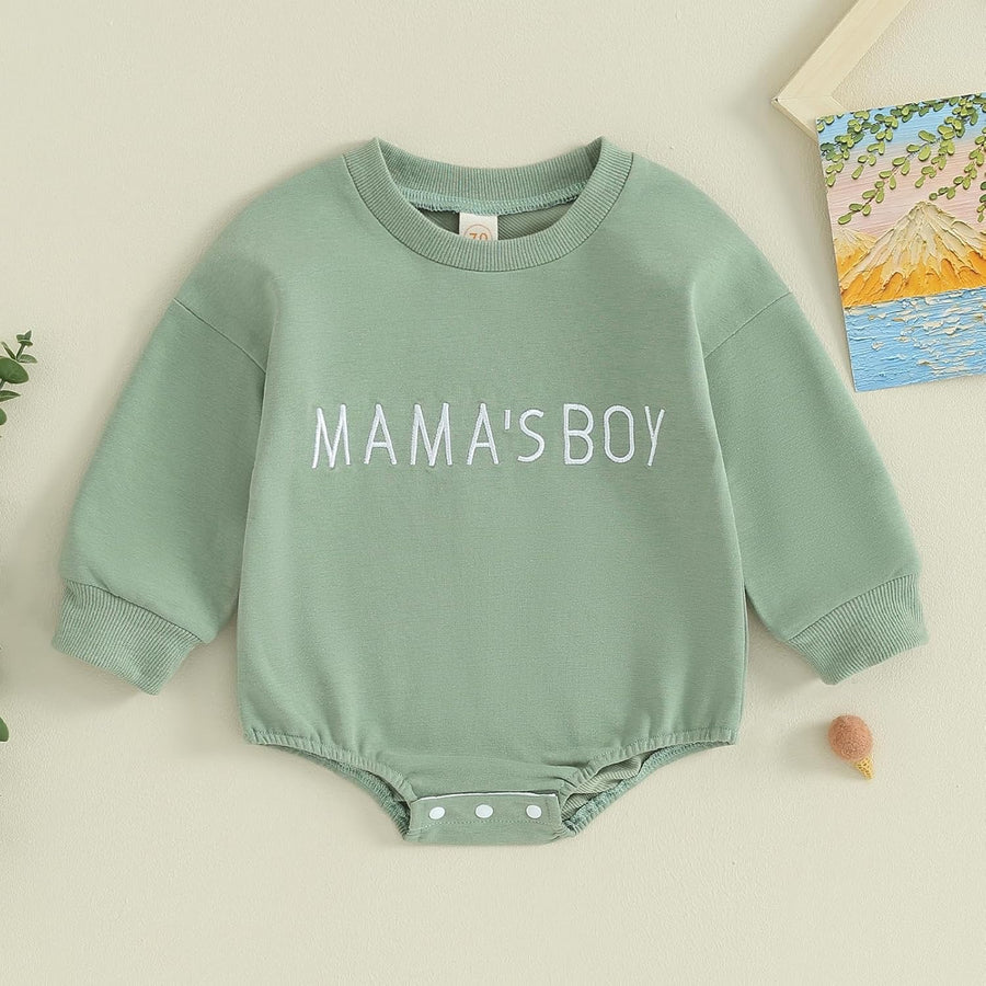 Baby Jumpsuit Winter Romper Letter Print Baby Bodysuit