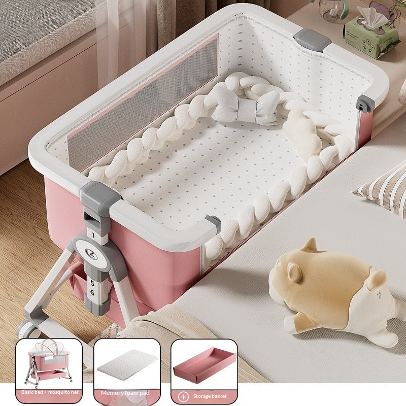 Multifunctional Portable And Mobile Baby Cradle Bed For Infants