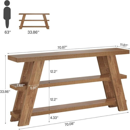 Long Console Table Living Room Table