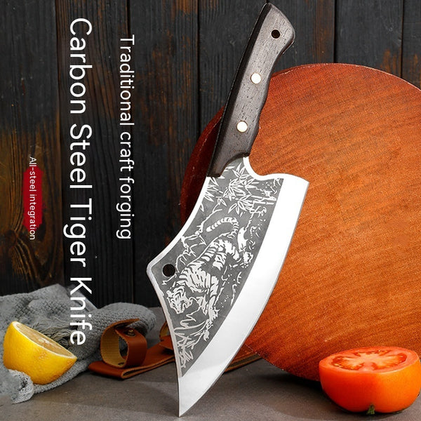 Chef Knife With Tiger Pattern