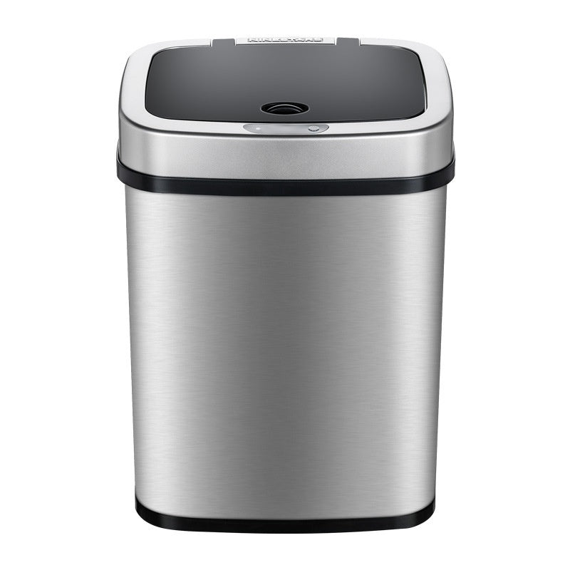 Smart Induction Stainless Steel Trash Can Home Office