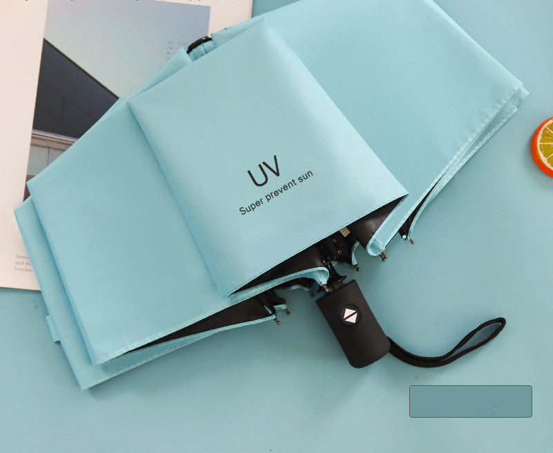 Automatic Umbrella Female Rain Or Shine Folding Umbrella Sun Umbrella Sun Protection
