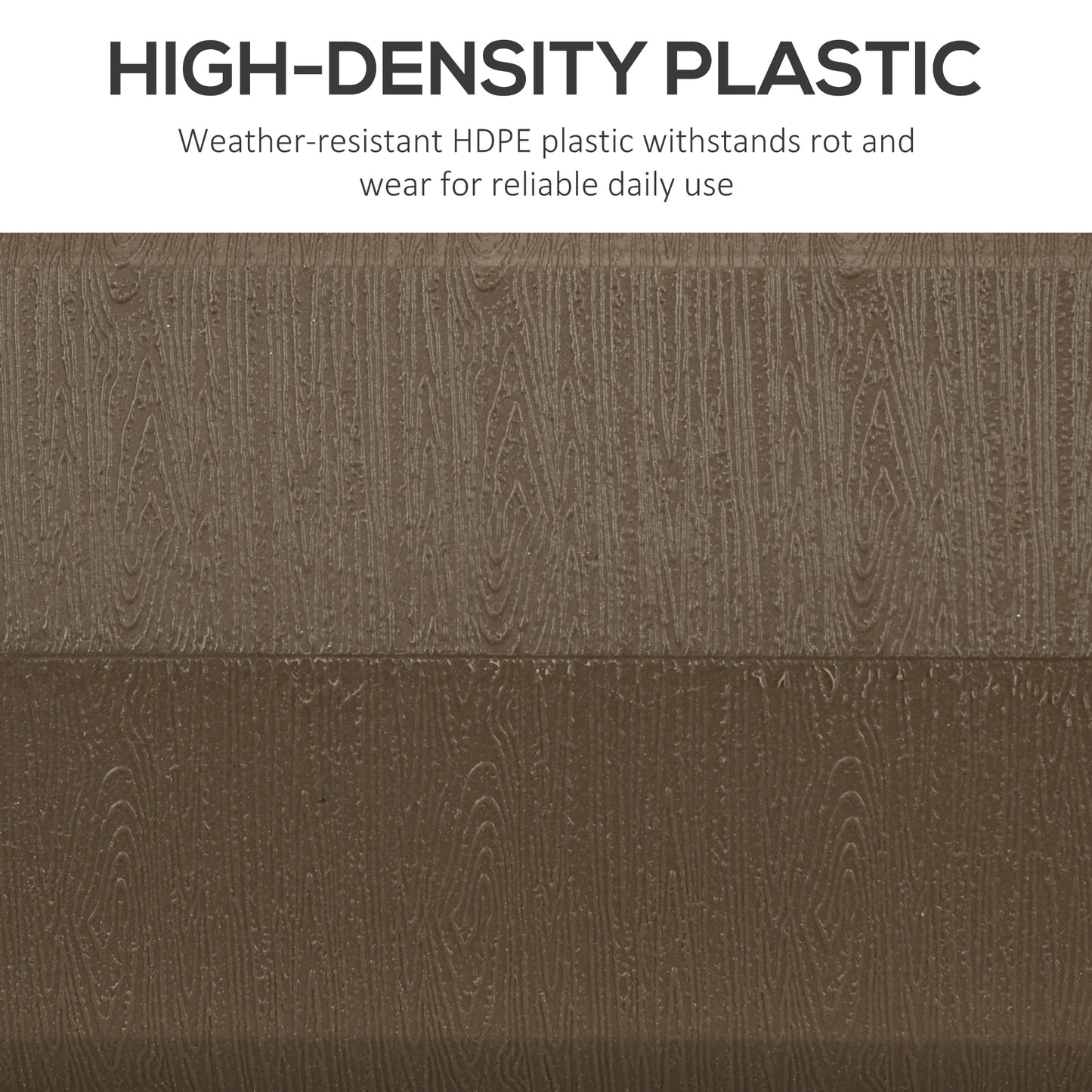 Umbrella Stand for 1.3", 1.5", or 1.9" Umbrella Poles, Fillable Umbrella Base, Brown