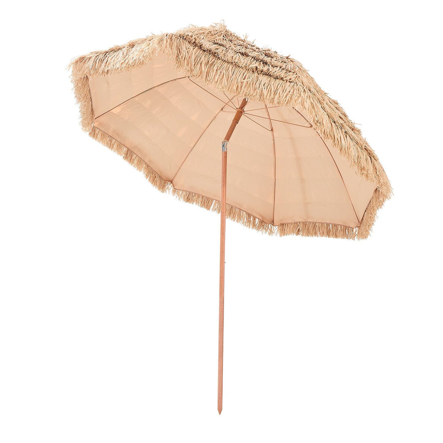 Tiki Umbrella Thatched Patio Umbrella 8 Ft Poolside Patio Beach Umbrella