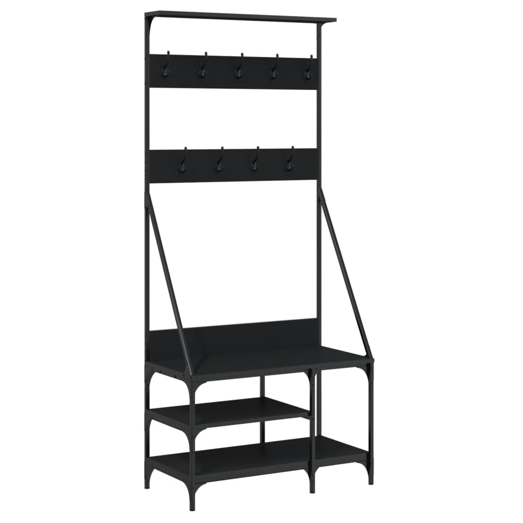 Clothes Rack with Shoe Shelf 80x   Clothes Rack with
