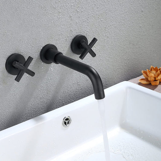 Bathroom Faucets, Wall-mounted Bathroom Sink Faucets