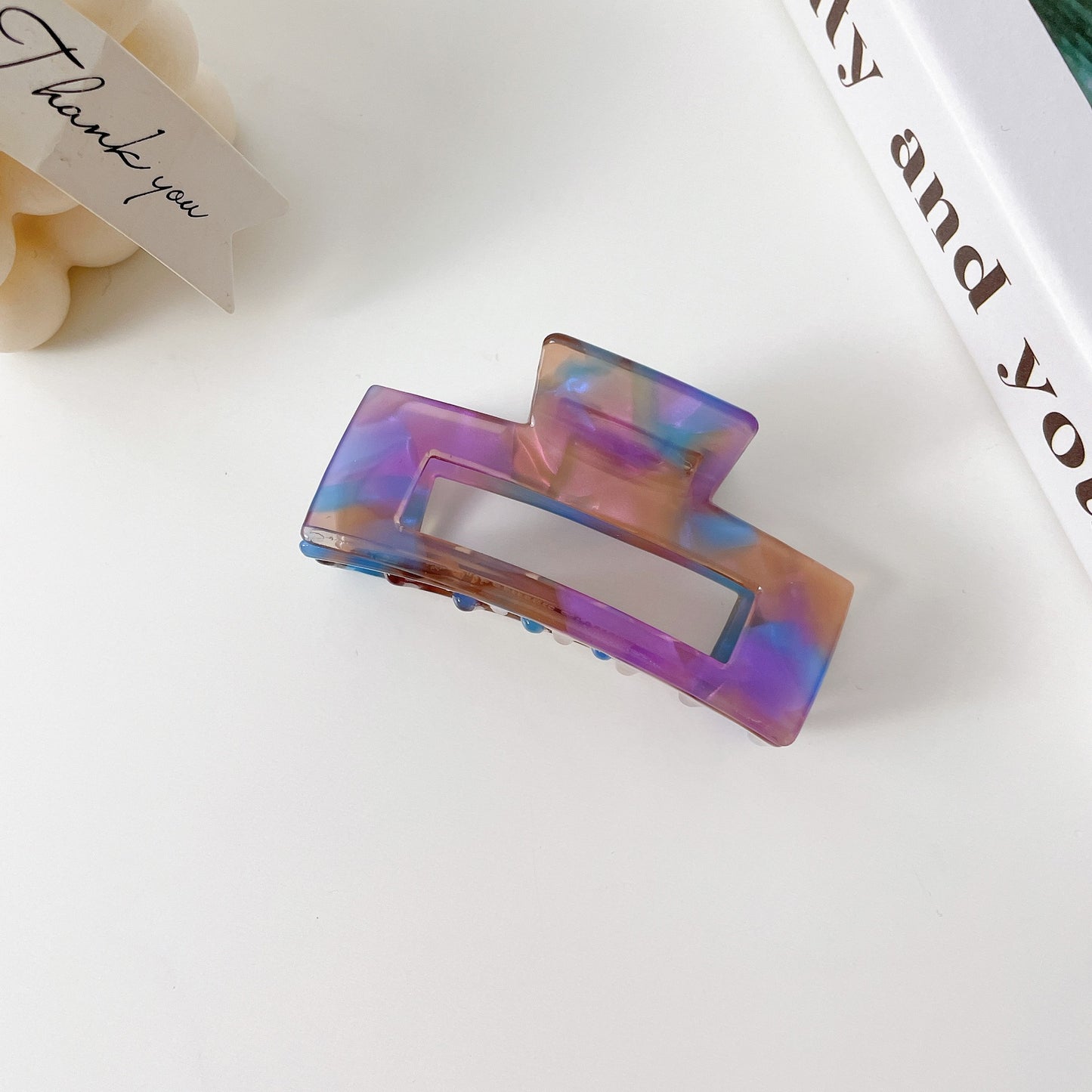 Simple Hair Clip Square Hair Accessories Girl Grip