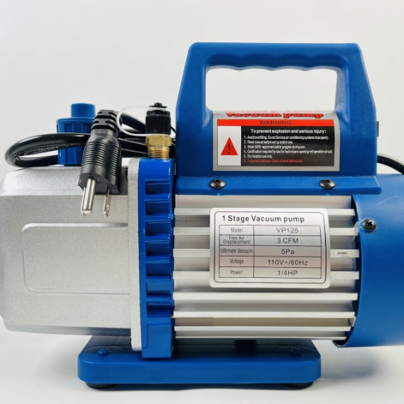 Rotary Vane Vacuum Compact Air Pressure Valve Air Conditioner Pressure Gauge Repair