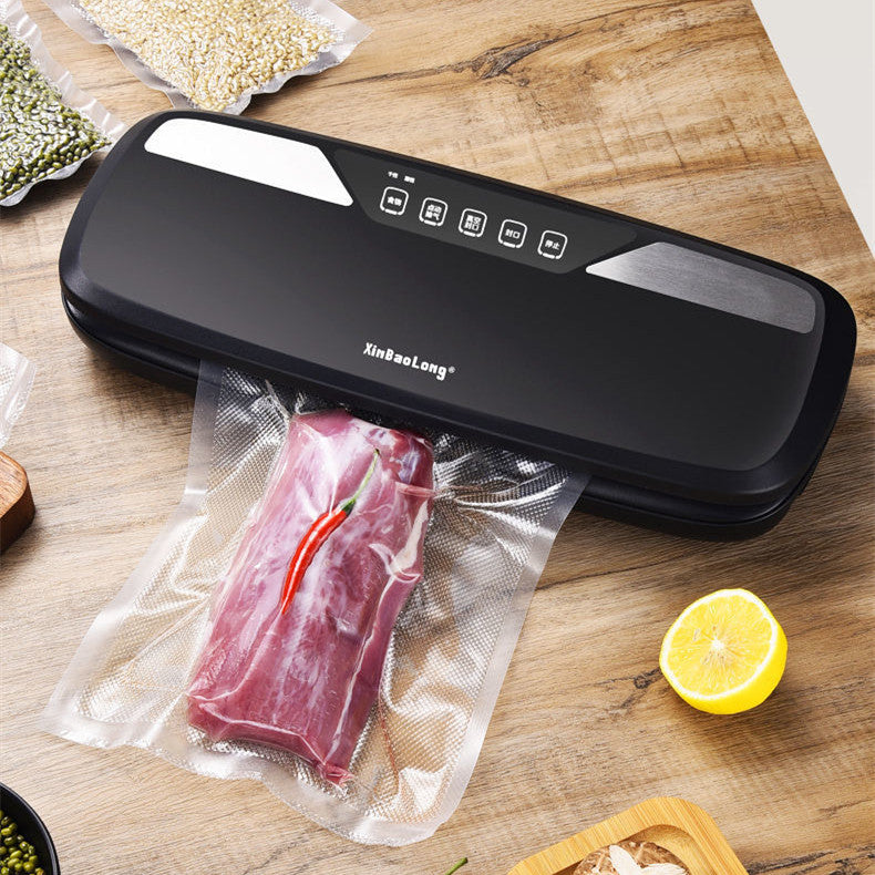 Small Household Fresh-keeping Machine Automatic Vacuum Compression Plastic Sealing Machine