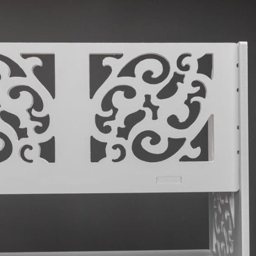 WPC - 5 Layers Carved Shoe Rack - A - 42X24X80cm