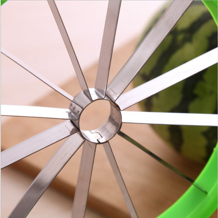 Small Stainless Steel Cutting Watermelon Artifact Watermelon Cutting Fruit Divider Watermelon Slicer