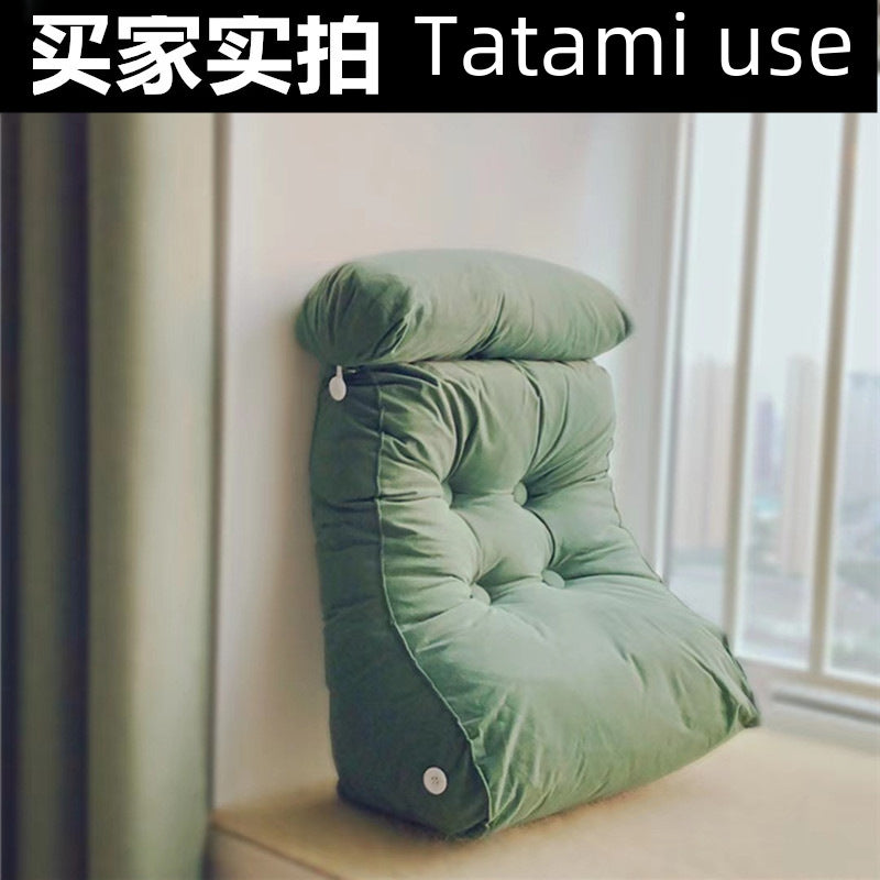 Triangle Waist Bedside Cushion Large Back Cushion Bed Pillow Soft Bag Dormitory Living Room Sofa Tatami Large Pillow