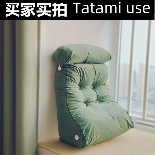 Triangle Waist Bedside Cushion Large Back Cushion Bed Pillow Soft Bag Dormitory Living Room Sofa Tatami Large Pillow