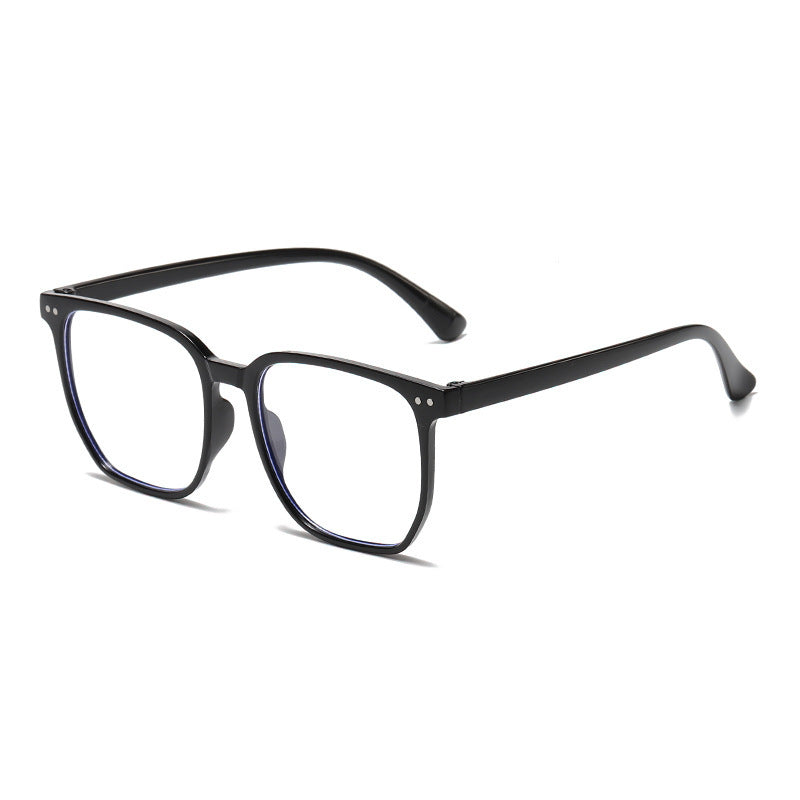 Anti-blue Light Plain Mirror Glasses With The Same Large Frame Student Myopia Finished Glasses